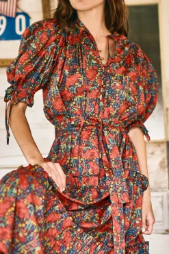 Holloway Dress in Clementina Daisy