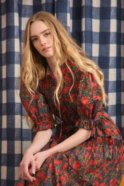 Holloway Dress in Clementina Daisy