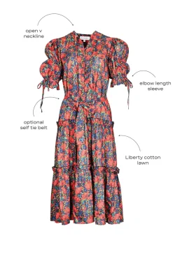 Holloway Dress in Clementina Daisy