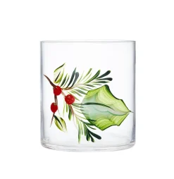 Holly Jug with Set of 6 Tumblers