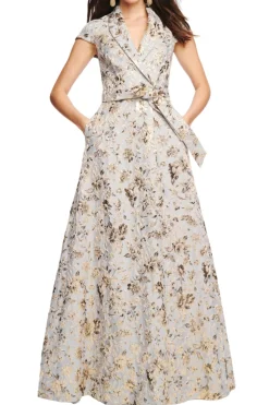 Honora Gown in Golden Gardens