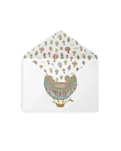 Hot Air Balloon Pop-Up Stationery Set