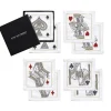 House Of Cards Cocktail Napkins in White, Red & Black, Set of 8 in a Gift Box
