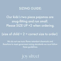 Houston Two Piece Kids Pajamas in Buffalo Bayou Blue