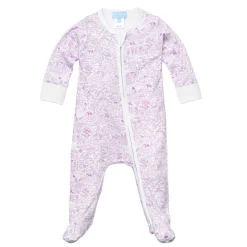 Houston Zip Baby Onesie in Houston Cowgirl Pink