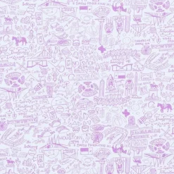 Houston Zip Baby Onesie in Houston Cowgirl Pink