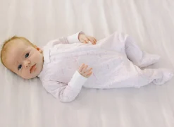 Houston Zip Baby Onesie in Buffalo Bayou Blue