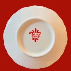 How Do I Like My Eggs? In a Cake Scalloped Plate, Set of 6