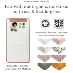 Hudson 3-in-1 Convertible Crib with Toddler Bed Conversion Kit in White