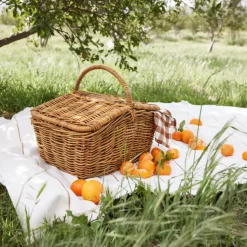 Hudson Woven Picnic Basket