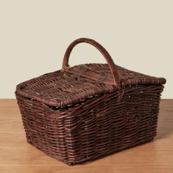Hudson Woven Picnic Basket
