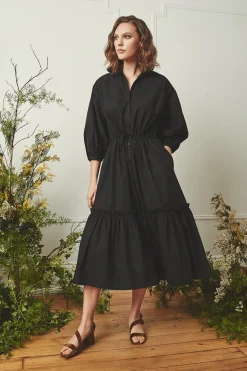 Hutton Dress in Black
