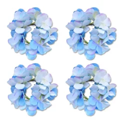 Hydrangea Napkin Rings, Set of 4
