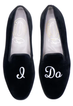 I Do Black Private Stock Slipper