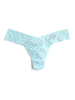 I Do Crystal Signature Lace Low Rise Thong