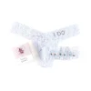I Do Low Rise Thong & Garter Box Set