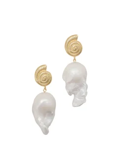 Ida Earrings in White