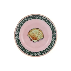 Il Viaggio Di Nettuno Bread Plate in Pink