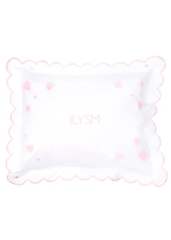 ILYSM Hearts Mini Pillow in Slipper