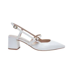 Iman Sandal in Faux Crocodile Leather