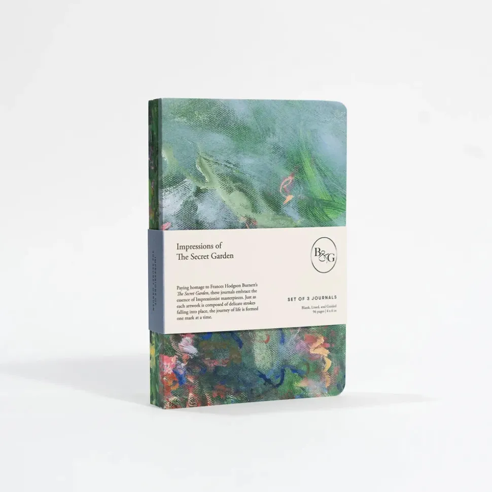 Impressions of The Secret Garden Pocket Journals, Set of 3