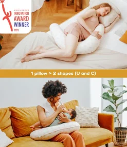 2-in-1 Pregnancy & Infant Feeding Pillow