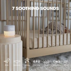 3-in-1 Sound Machine + When-To-Wake Clock + Nightlight