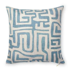 Indigo Classic Kuba Cloth Pillow