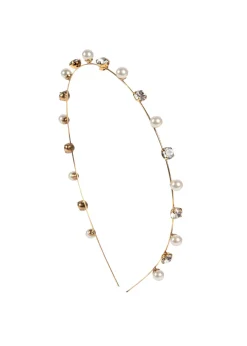 Ines Crystal Pearl Headband