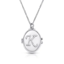 Initial Locket Necklace