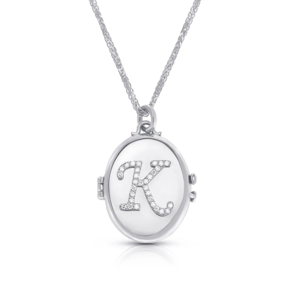 Initial Locket Necklace