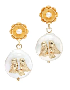 Inseparable Pearl Drops in Pearl & Gold