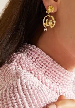 Inseparables Earring in Gold