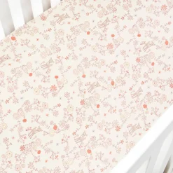 Into The Woodlands Crib Sheet in Ivory