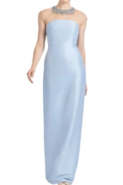 Irina Gown in Glacial Blue