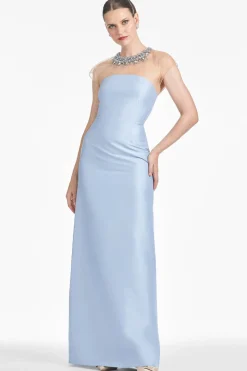 Irina Gown in Glacial Blue