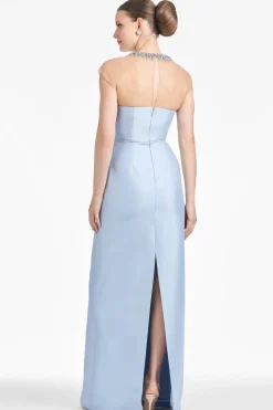 Irina Gown in Glacial Blue