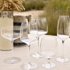 Isabel Collection Flutes 9.75 oz in Clear, Set of 6