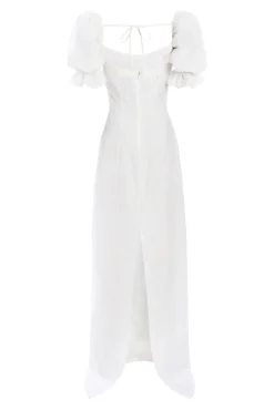 Isidore Puff Sleeve Column Gown