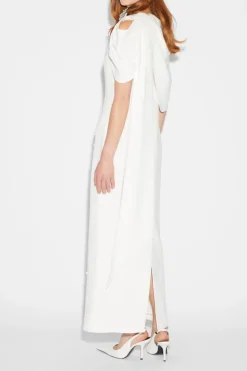 Isolde Gown White Embellished Crepe