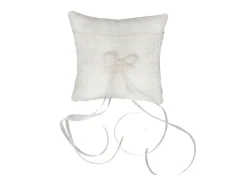Ivory Lace Ring Pillow
