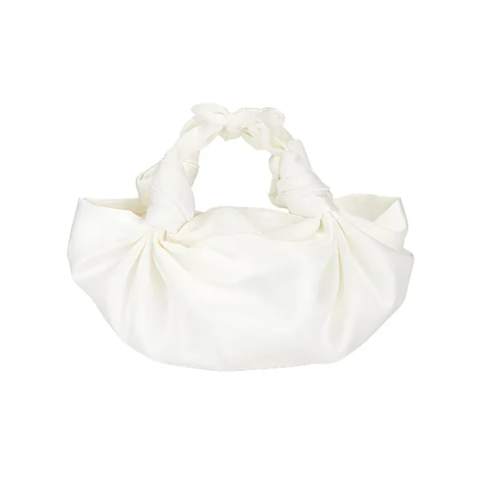Ivory NLA Silk Knot Bag