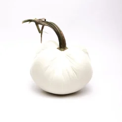 Ivory Silk Velvet Pumpkin