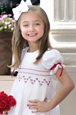 Ivy Red Smocked Dress