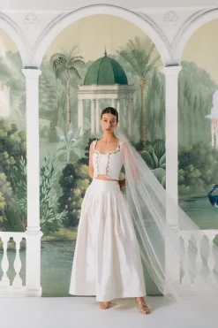 Ivy Sermeh Bustier in Off-White