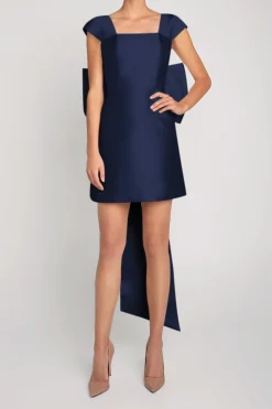 Ivy Silk and Wool Mini Dress