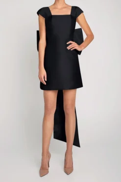 Ivy Silk and Wool Mini Dress