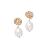 Jackie Earrings in White