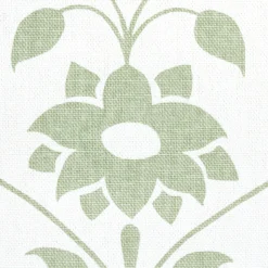 Jaipur Mughal Flower Fabric in Green