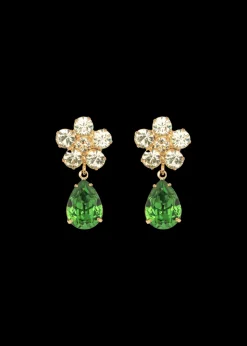 Janna Earrings in Fern